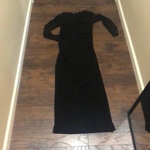 Perfect long black dress!